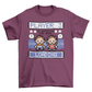 Pixel art game characters t-shirt