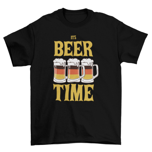 Beer time german flag t-shirt