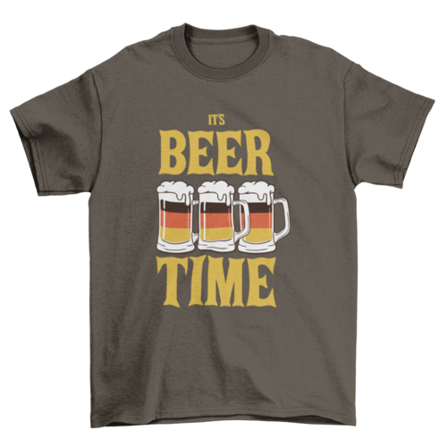 Beer time german flag t-shirt