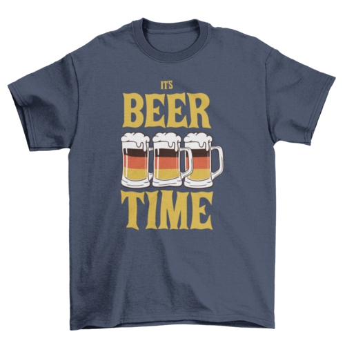 Beer time german flag t-shirt