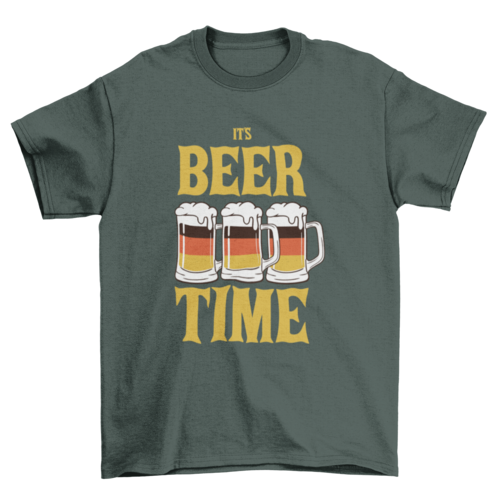 Beer time german flag t-shirt