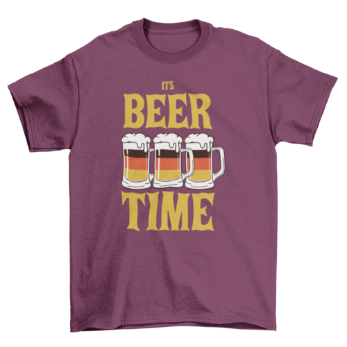 Beer time german flag t-shirt