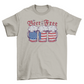 Beer drink american flag t-shirt
