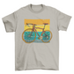 Retro racing bike t-shirt design