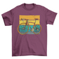 Retro racing bike t-shirt design