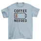 Coffee beans battery t-shirt