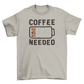 Coffee beans battery t-shirt