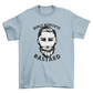 Man with moustache and beard t-shirt