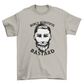 Man with moustache and beard t-shirt