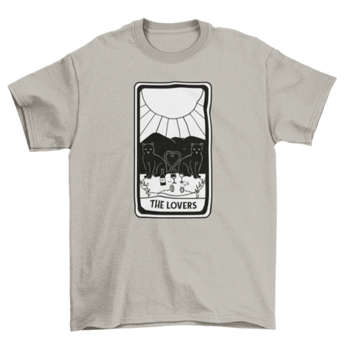 Cool lovers tarot card t-shirt