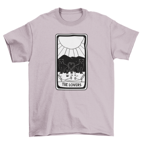 Cool lovers tarot card t-shirt