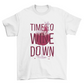 Fairy in wine glass quote t-shirt