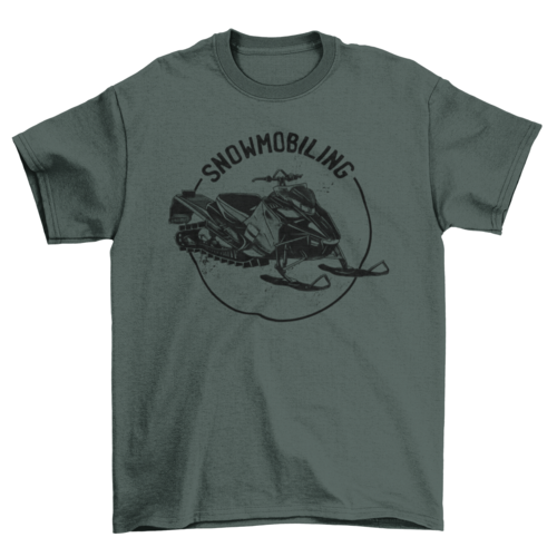 Snowmobiling t-shirt
