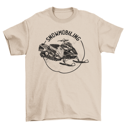 Snowmobiling t-shirt
