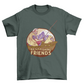 Fisherman on boat with dog t-shirt