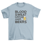 Rugby sport and beers t-shirt