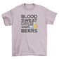Rugby sport and beers t-shirt
