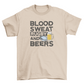 Rugby sport and beers t-shirt
