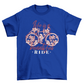 Floral bike t-shirt
