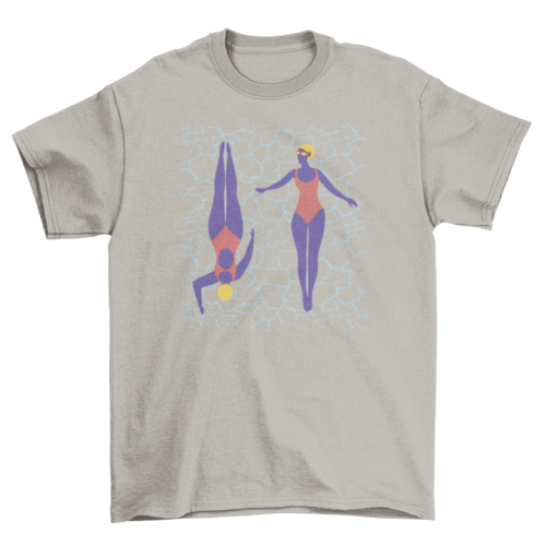 Women swimming T-shirt