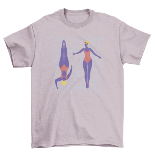 Women swimming T-shirt