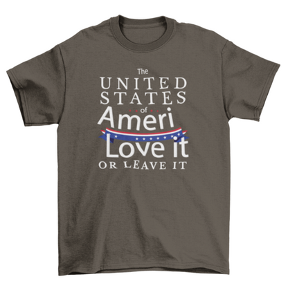 USA love t-shirt