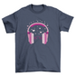 Valentine's day headphones t-shirt