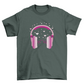 Valentine's day headphones t-shirt
