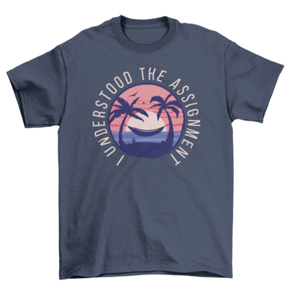 Funny sunset t-shirt