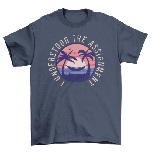 Funny sunset t-shirt