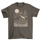 Bear floating in river t-shirt