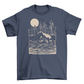 Bear floating in river t-shirt