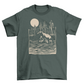Bear floating in river t-shirt