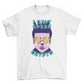 Man with cryptocurrency glasses t-shirt