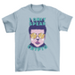 Man with cryptocurrency glasses t-shirt
