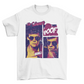 Comic man in sunglasses t-shirt