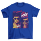 Comic man in sunglasses t-shirt