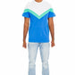 CHEVRON COLORBLOCK  TSHIRT