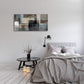 A62450 Canvas Prints Abstract Wall Art Print Paintings Grey and Brown Home Decor Framed Ready to Hang for Living Room Bedroom and Office Home Kitchen Artwork