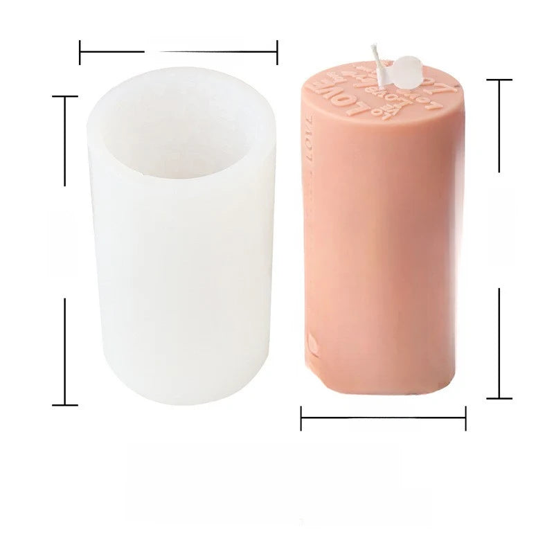Cylindrical Candle Mold Aromatherapy Ornaments