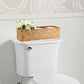 Seagrass Shelf Basket with Dividers, Rectangular Woven Storage Baskets for Or...