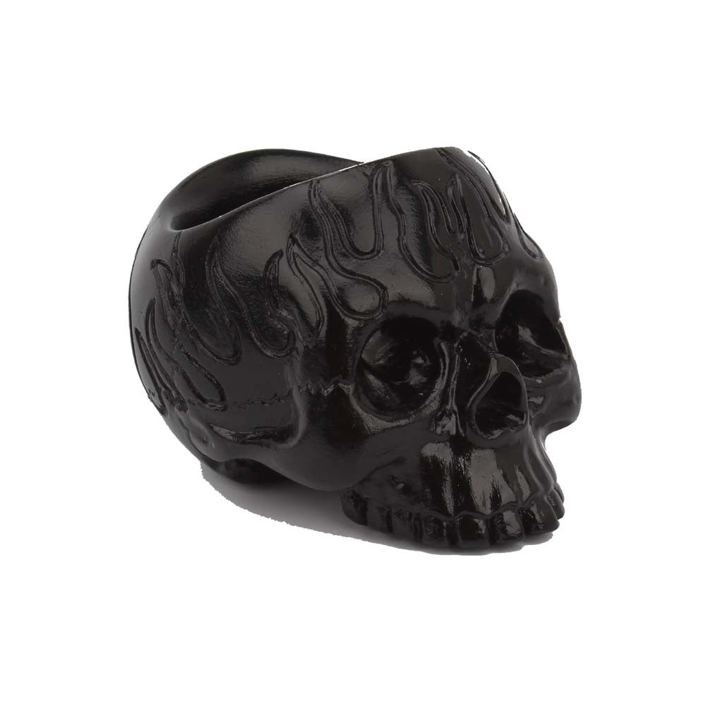 Flame Black Small Skull Candle Holder Ideas