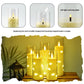 Electric Candle Lamp Christmas Party Lighting Chain Western Restaurant Decoration With Cup Candle Wedding Ceremony Layout