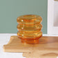 Retro Creative Minimalist Modern Glass Candle Holder Donut