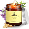 Aromatherapy Candles, Scented Candles, 7OZ Lavender Eucalyptus Candles Stress Re