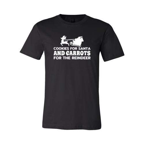 Cookies For Santa Carrots For Reindeer Shirt