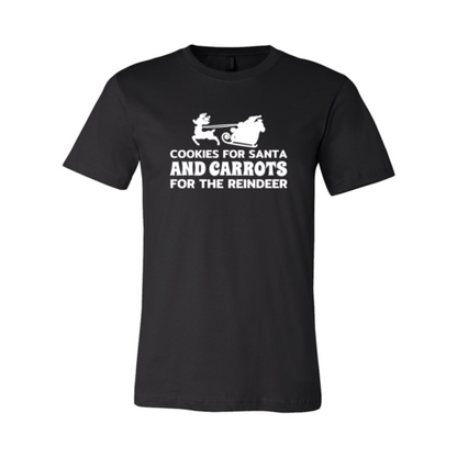 Cookies For Santa Carrots For Reindeer Shirt