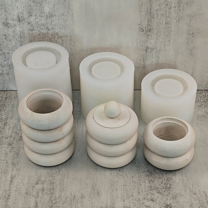 New U-shaped Aromatherapy Candle Silicone Mold