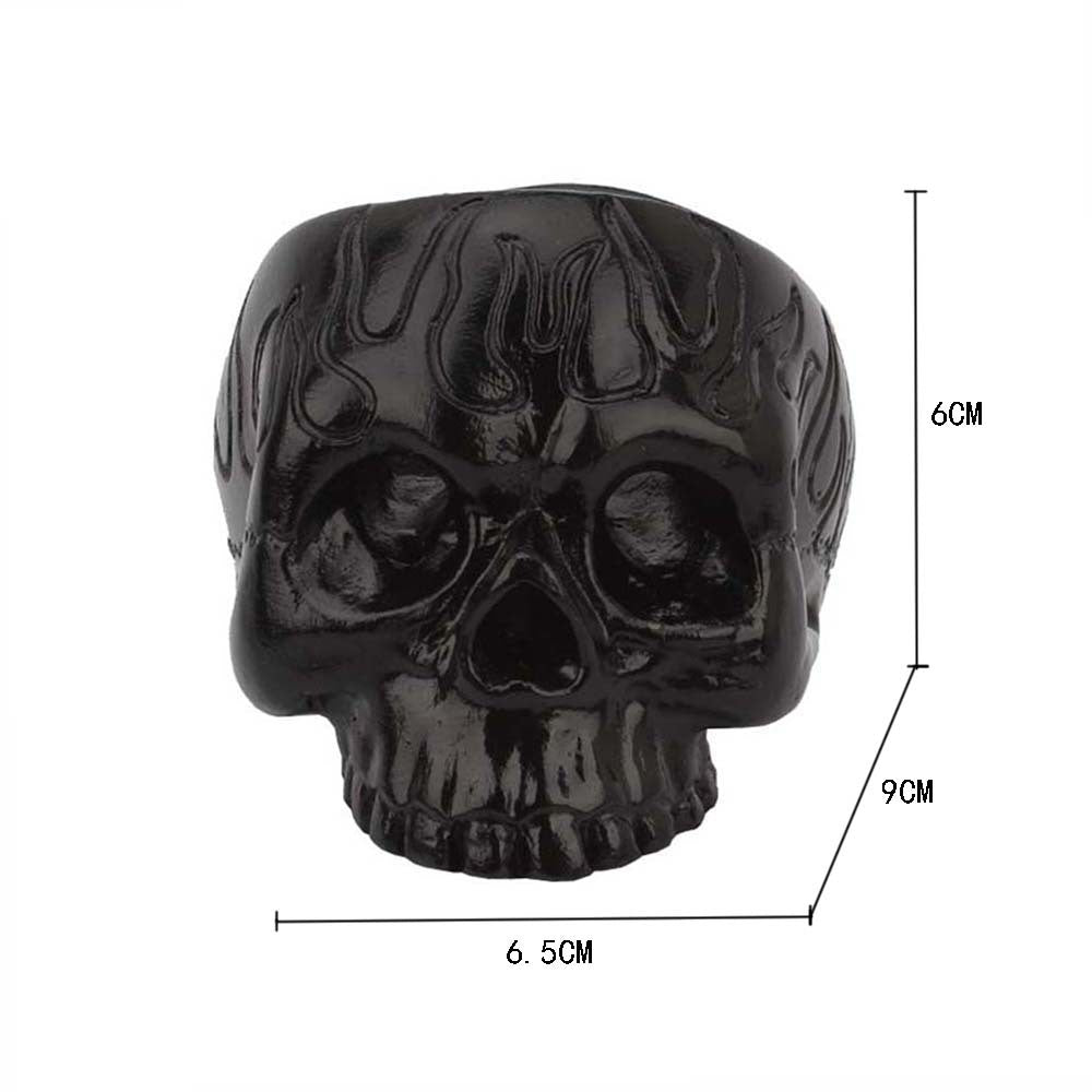 Flame Black Small Skull Candle Holder Ideas