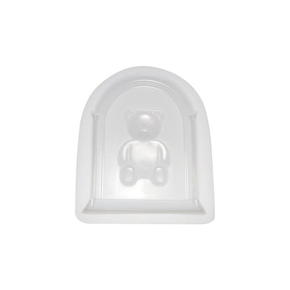 Teddy Bear Photo Frame Scented Candle Silicone Mold
